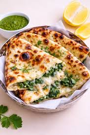 Cheese & Spinach Naan